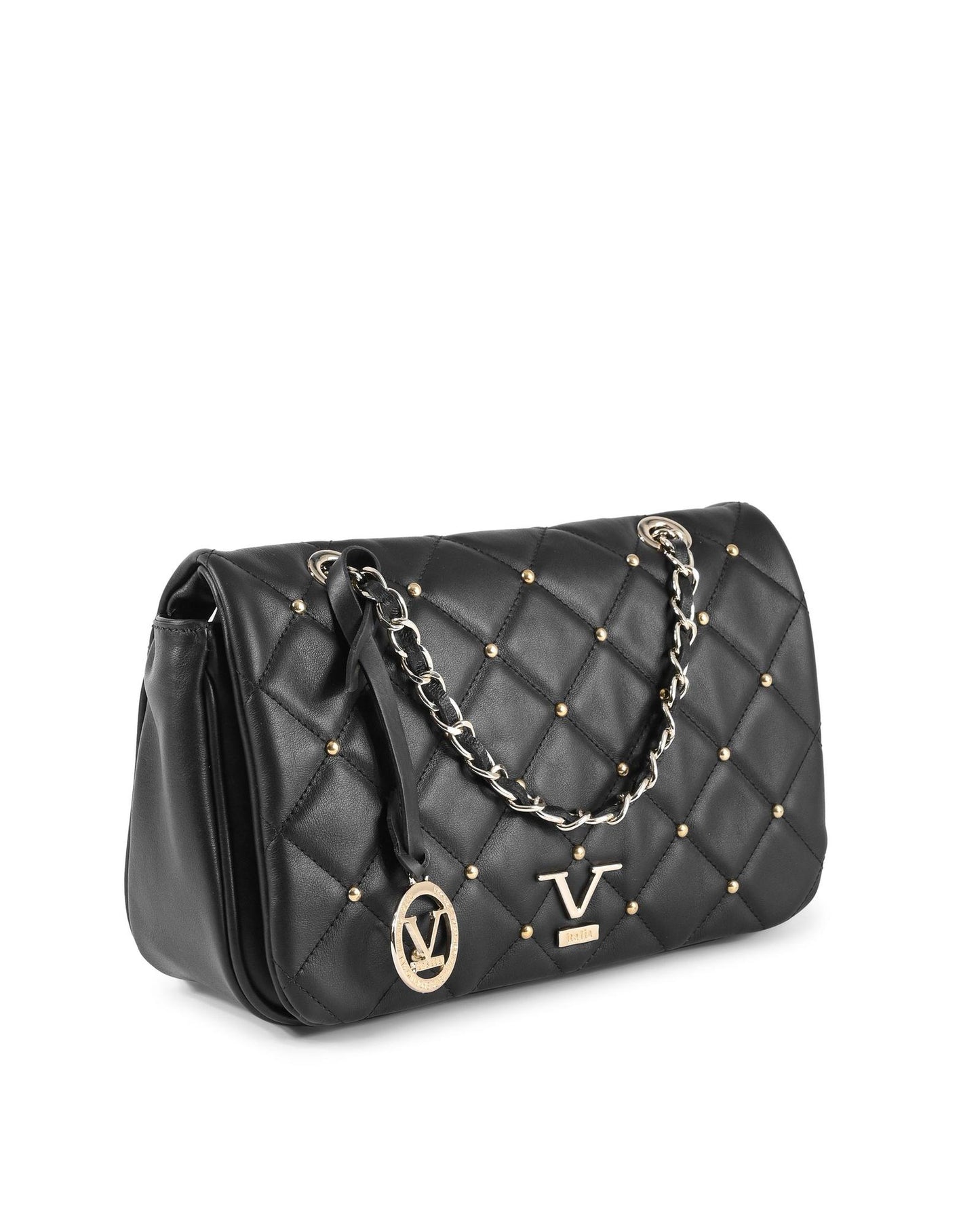 V Italia by Versace 1969 Quilted Leather Shoulder Bag
