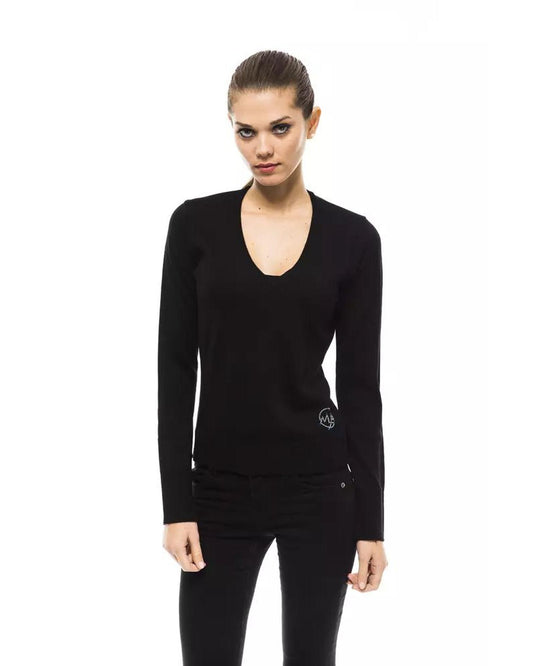 MONTANA BLU Black Wool Sweater