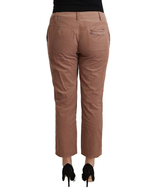 COSTUME NATIONAL Mid Waist Cotton Pants