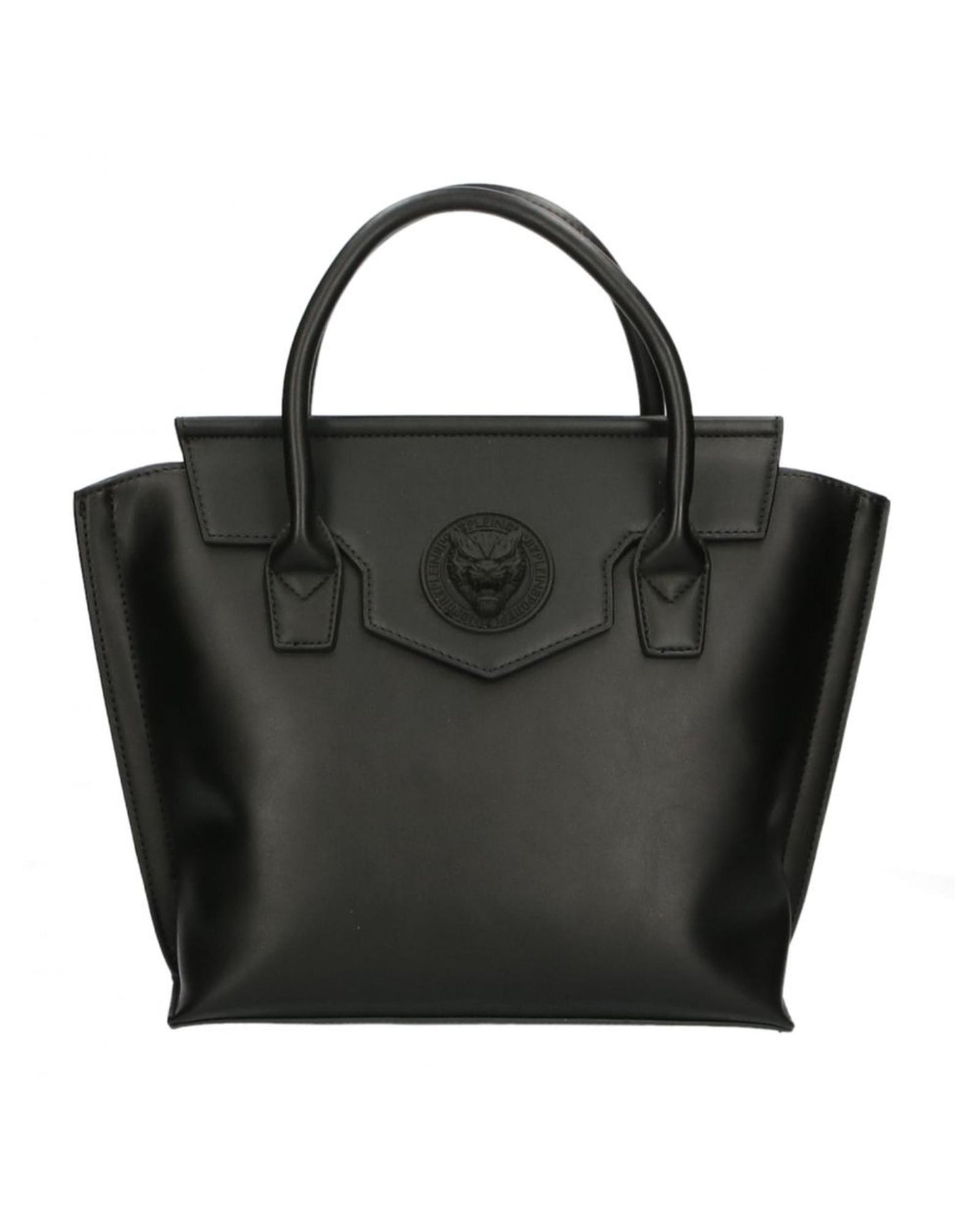 Plein Sport Logo Handbag with Magnetic Closure One Size Women