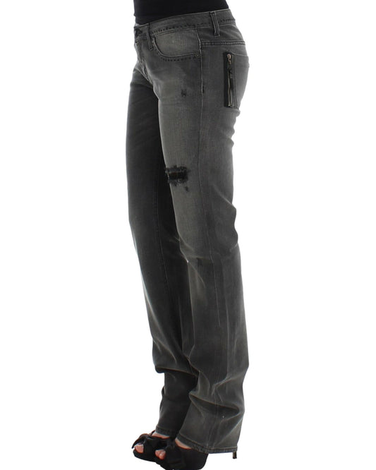 CoSTUME NATIONAL CNC Superslim Gray Jeans W26 US Women