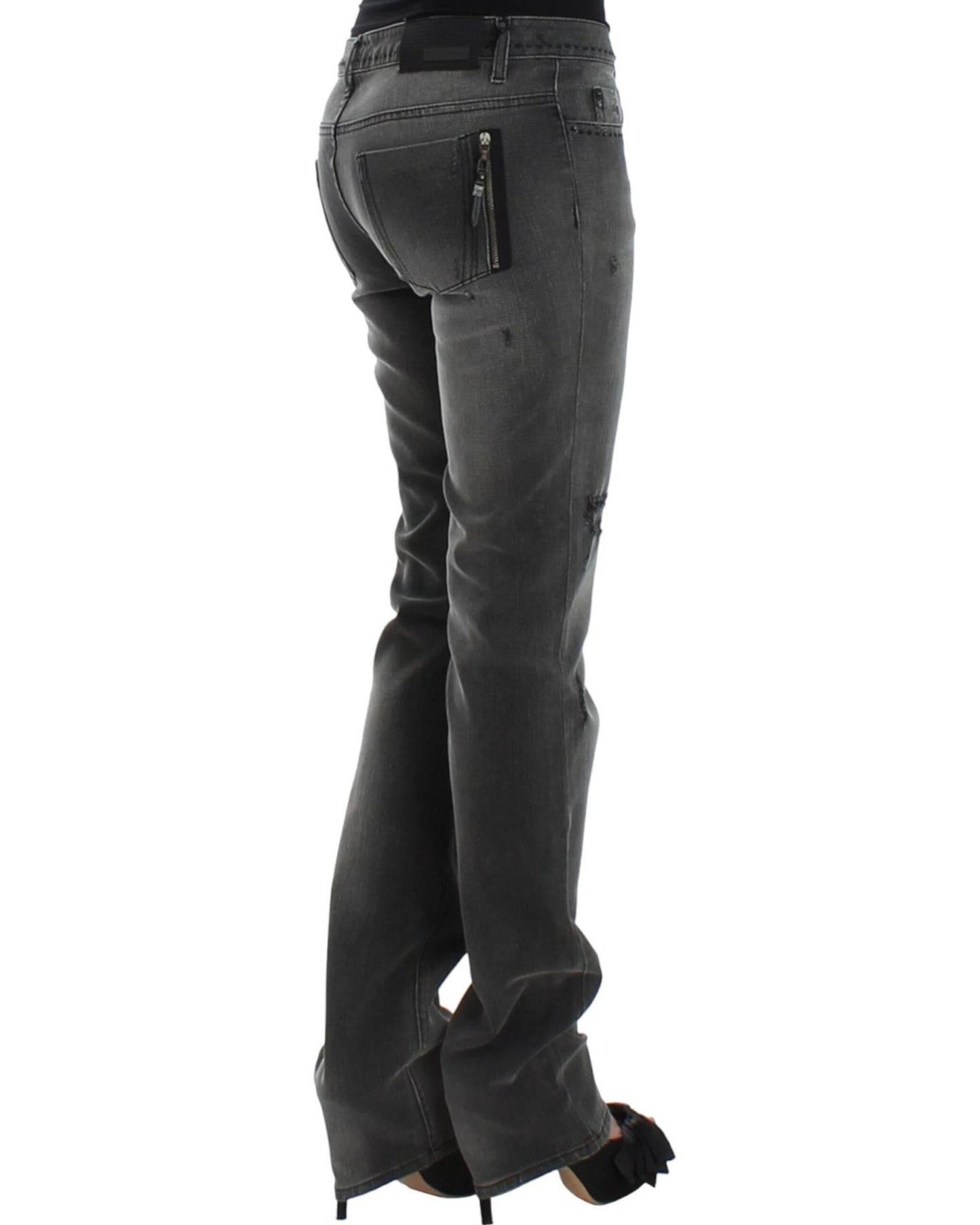CoSTUME NATIONAL CNC Superslim Gray Jeans W26 US Women