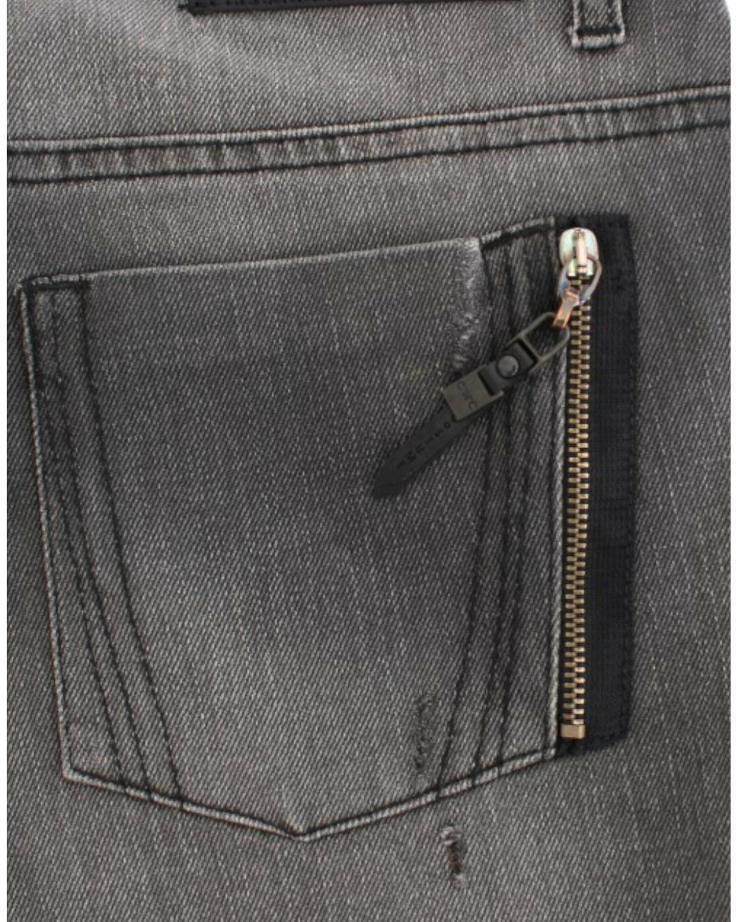 CoSTUME NATIONAL CNC Superslim Gray Jeans W26 US Women