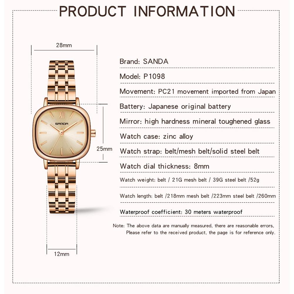Women Oval Dial Quartz Watch with Simple Bar Scale and Stylish Metal Belt