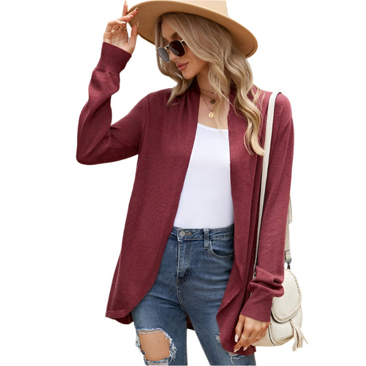Mid-Length Sweater Jacket