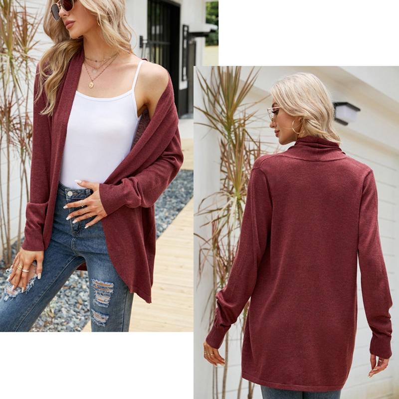 Mid-Length Sweater Jacket