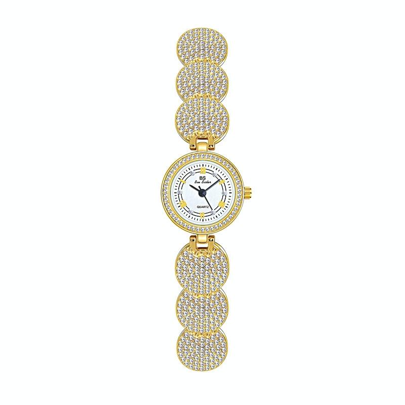 Diamond-inlaid Chain Watch