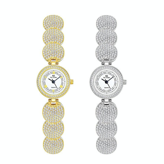 Diamond-inlaid Chain Watch