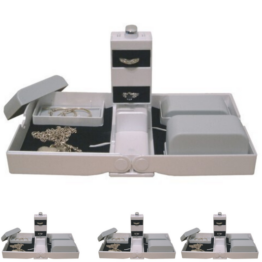 4x Earring Necklace Jewellery Case Organizer