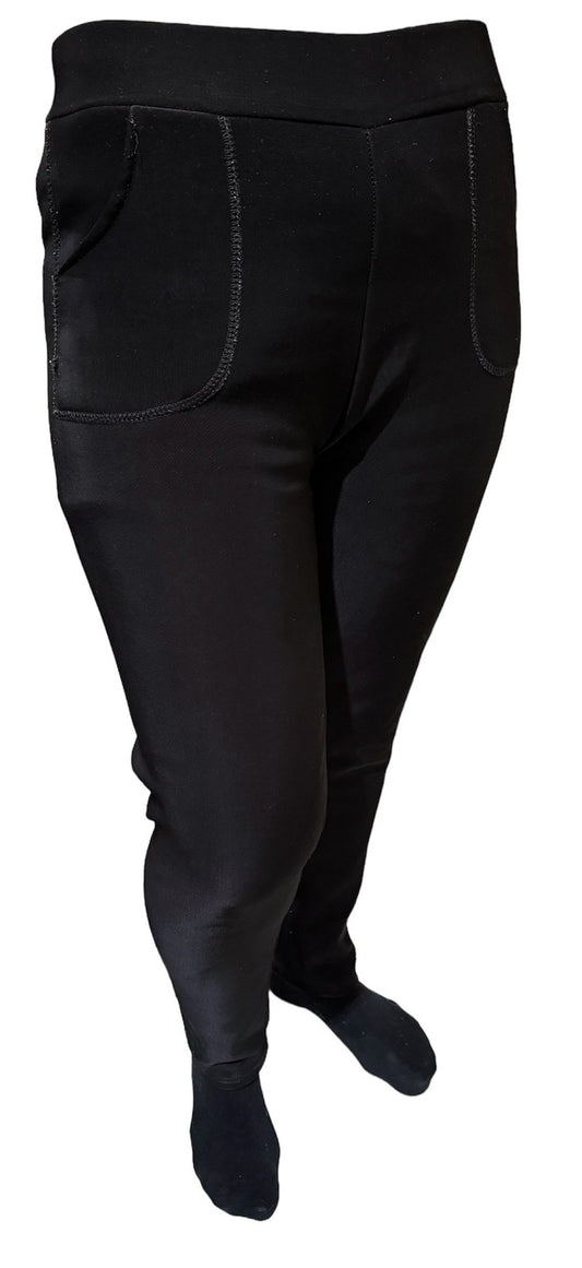 Ladies Fur Lined Thermal Leggings