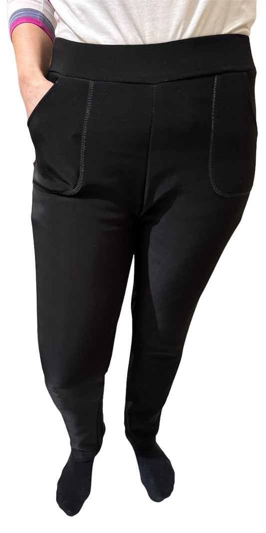 Ladies Fur Lined Thermal Leggings