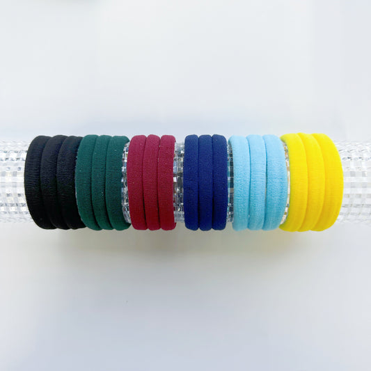 MANGO JELLY Metal Free Hair ties 10pcs - Twin Pack