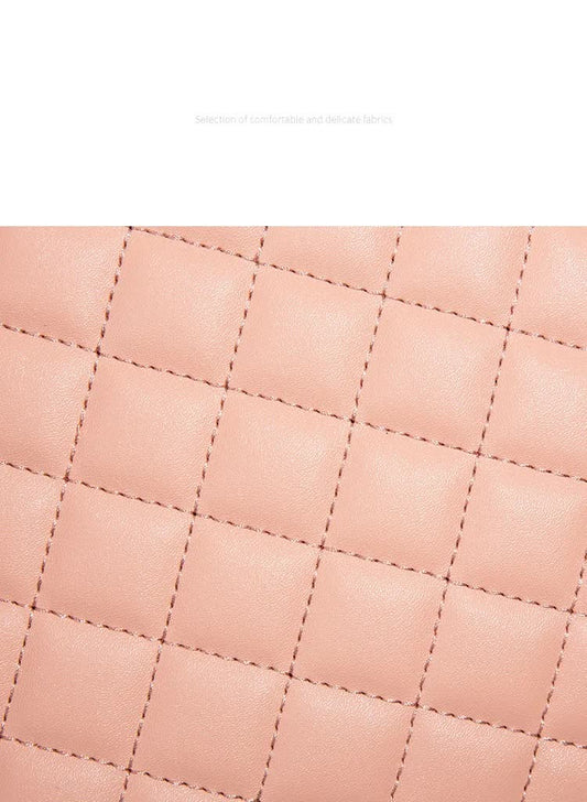 Elegant Quilted Tote Bag with Matching Clutch