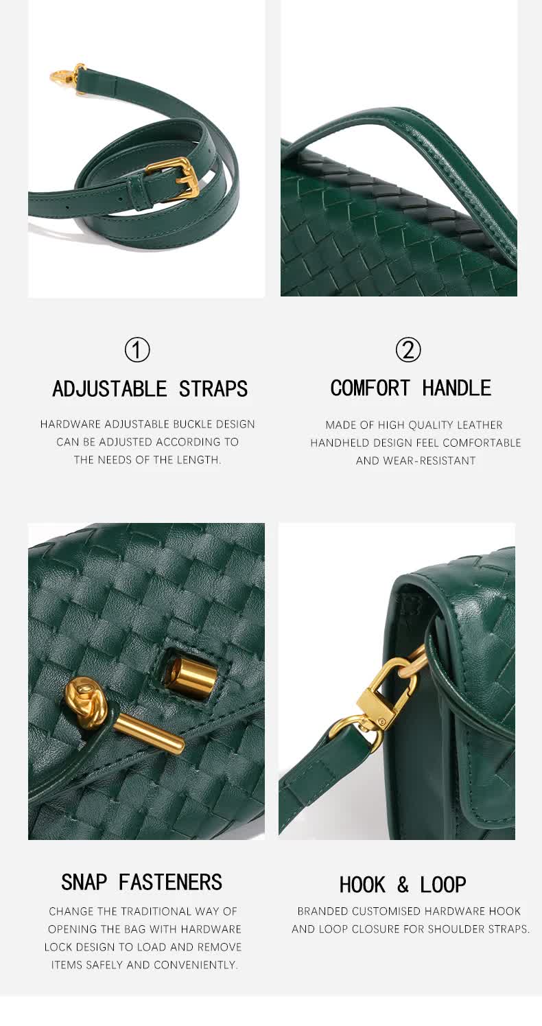 Baguette Bag with Adjustable Shoulder Strap