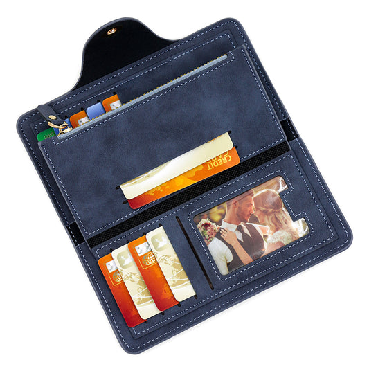 Multi-Compartment Clutch Purse