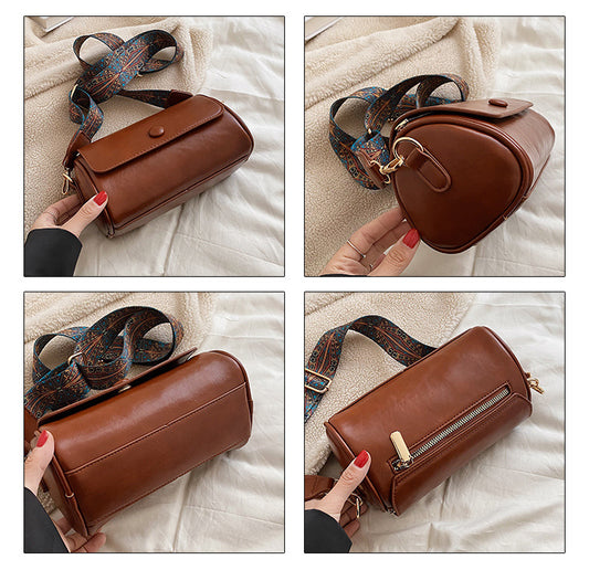 Compact Shoulder Bag with Adjustable Strap