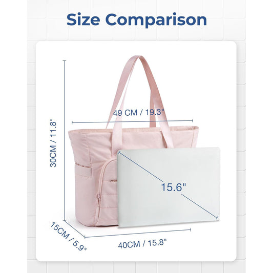 Gym Multi-Pocket Tote Bag with Yoga Mat Strap
