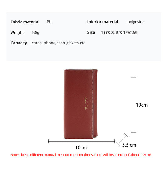 Slim Wallet - Stylish Clutch for Cards and Cash