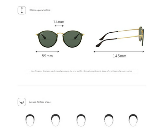 Classic Retro Round Sunglasses