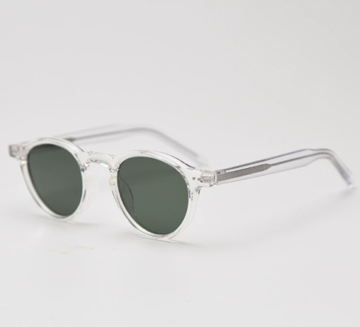 Retro Round Polarized Sunglasses with UV Protection