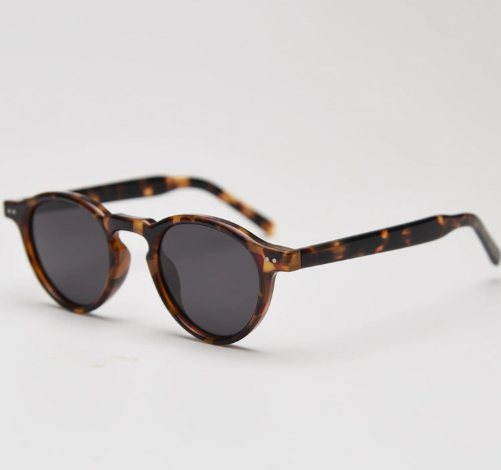 Retro Round Polarized Sunglasses with UV Protection