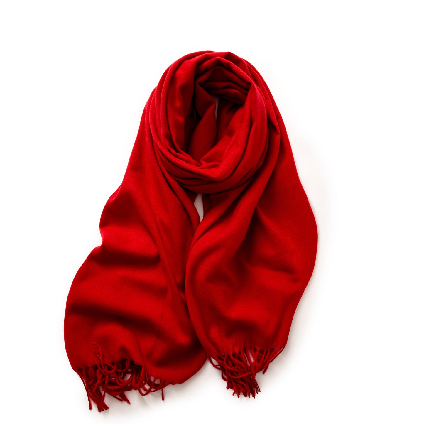 Faux Cashmere Shawl with Tassels