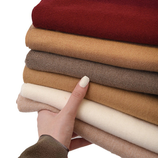 Faux Cashmere Shawl with Tassels