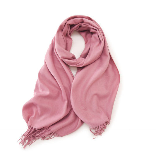 Faux Cashmere Shawl with Tassels