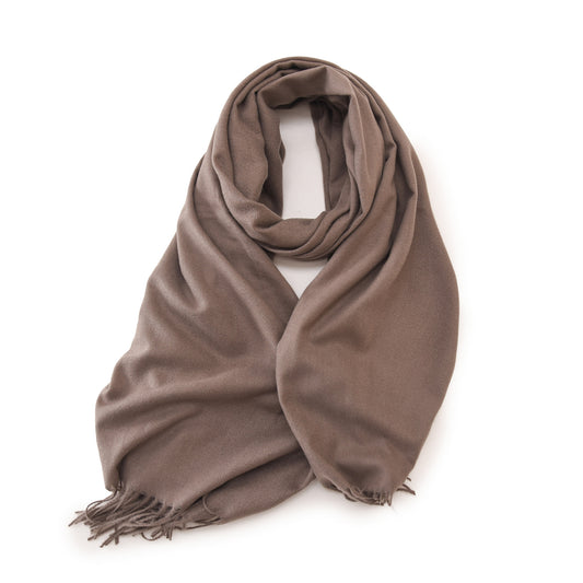 Faux Cashmere Shawl with Tassels