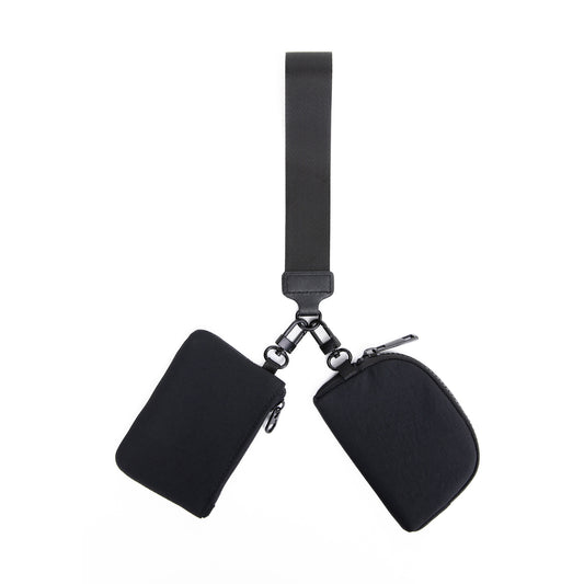 Stylish Mini Nylon Wristlet Wallet