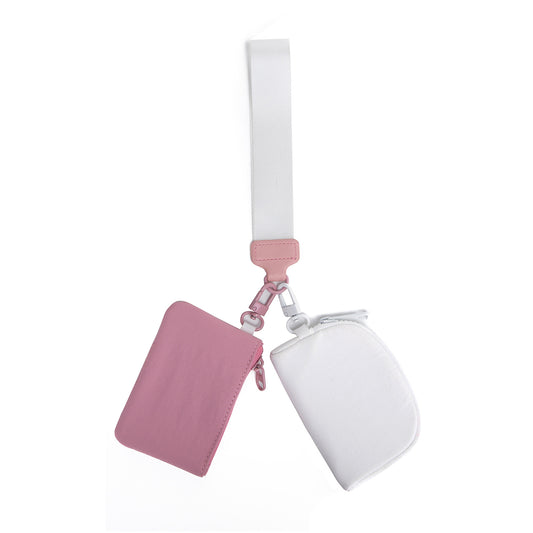 Stylish Mini Nylon Wristlet Wallet