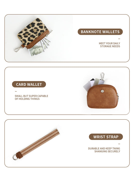 Stylish Mini Nylon Wristlet Wallet