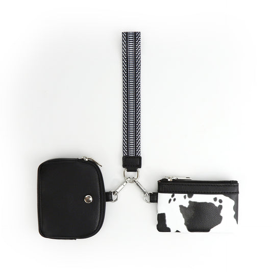 Stylish Mini Nylon Wristlet Wallet