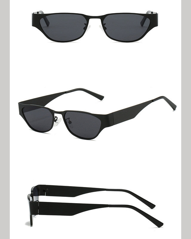 Cat-Eye Metal Frame with UV400 Protection Sunglasses
