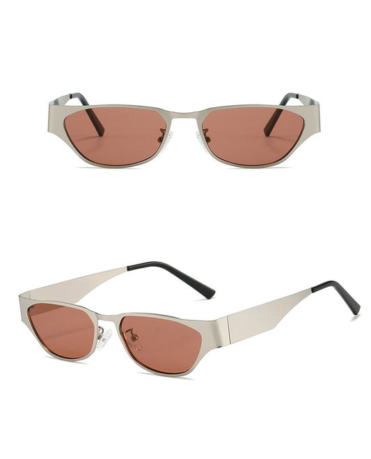 Cat-Eye Metal Frame with UV400 Protection Sunglasses