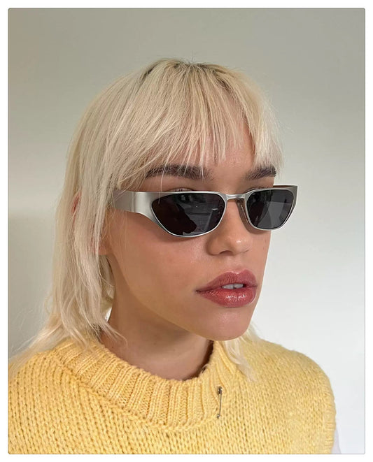 Cat-Eye Metal Frame with UV400 Protection Sunglasses