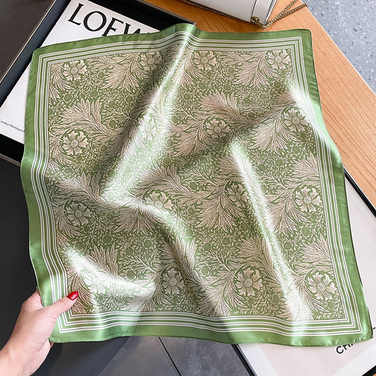 Floral Design Mulberry Silk Shawl