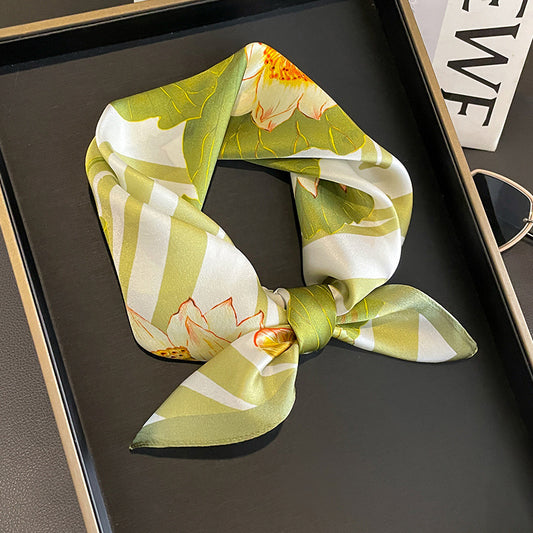 Floral Design Mulberry Silk Shawl