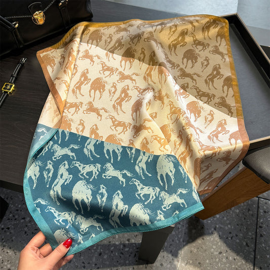 Floral Design Mulberry Silk Shawl