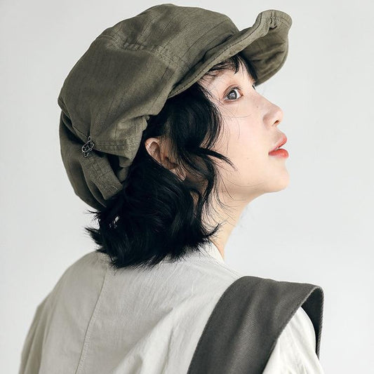 Vintage Style Baker Boy Cap