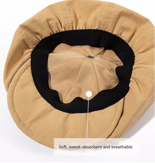 Vintage Style Baker Boy Cap