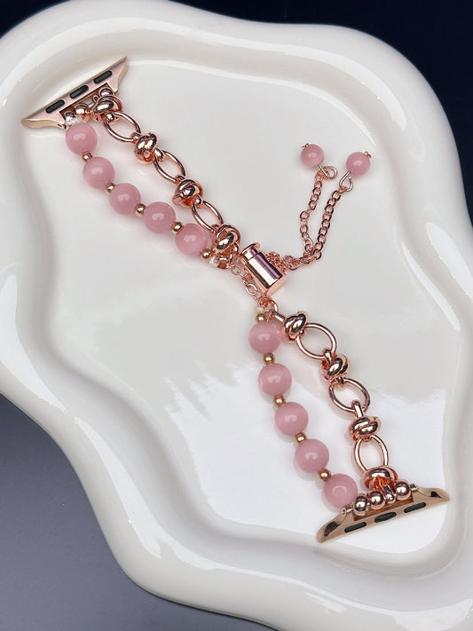 2-pcs Elegant Cat's Eye Beaded Bracelet Band for Apple Watch