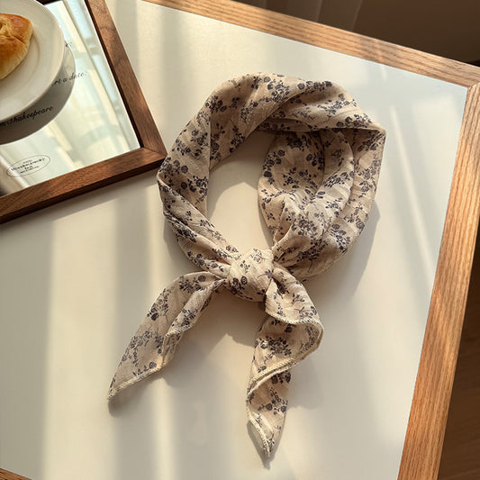Versatile Patterned Square Scarf