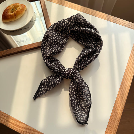 Versatile Patterned Square Scarf