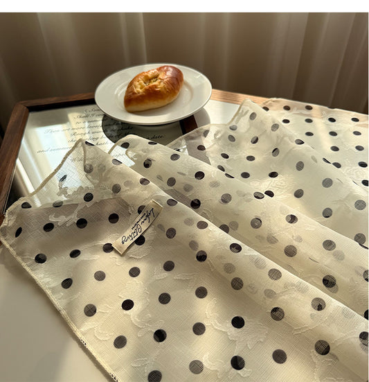 Versatile Patterned Square Scarf