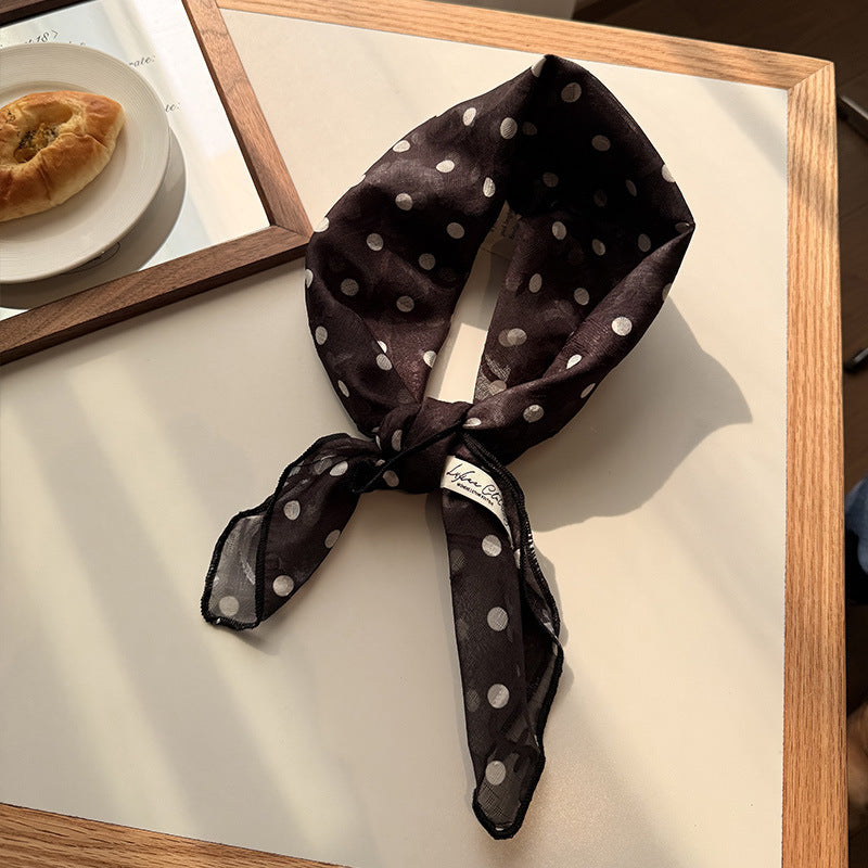 Versatile Patterned Square Scarf