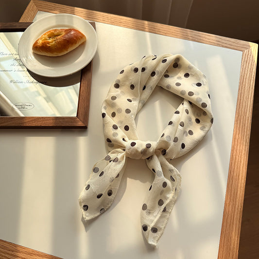 Versatile Patterned Square Scarf