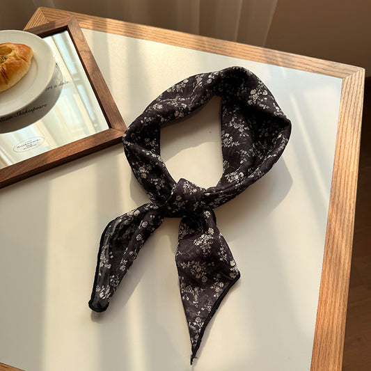 Versatile Patterned Square Scarf