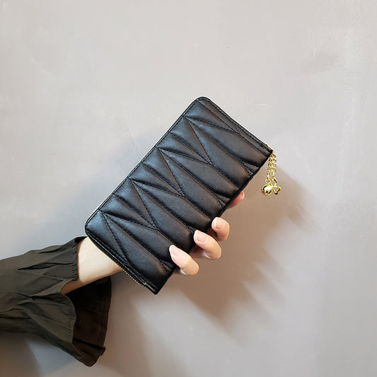 Zip Around Wallet with Multiple Compartments