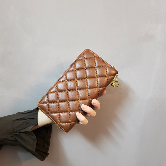 Zip Around Wallet with Multiple Compartments